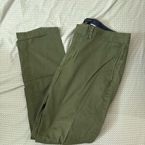 Banana Republic Men's Olive Chinos - 34/30